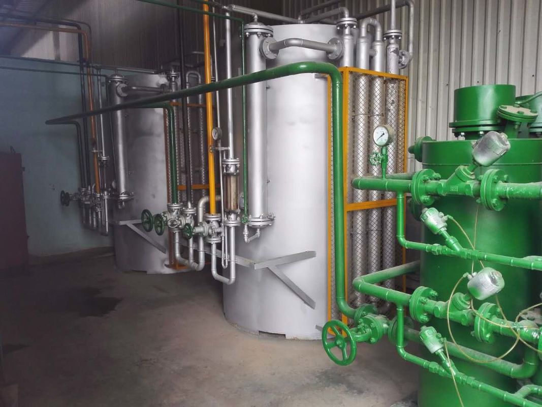 높은 순수성 99.9995% 가동 PSA 질소 발전기 아연 코팅 선