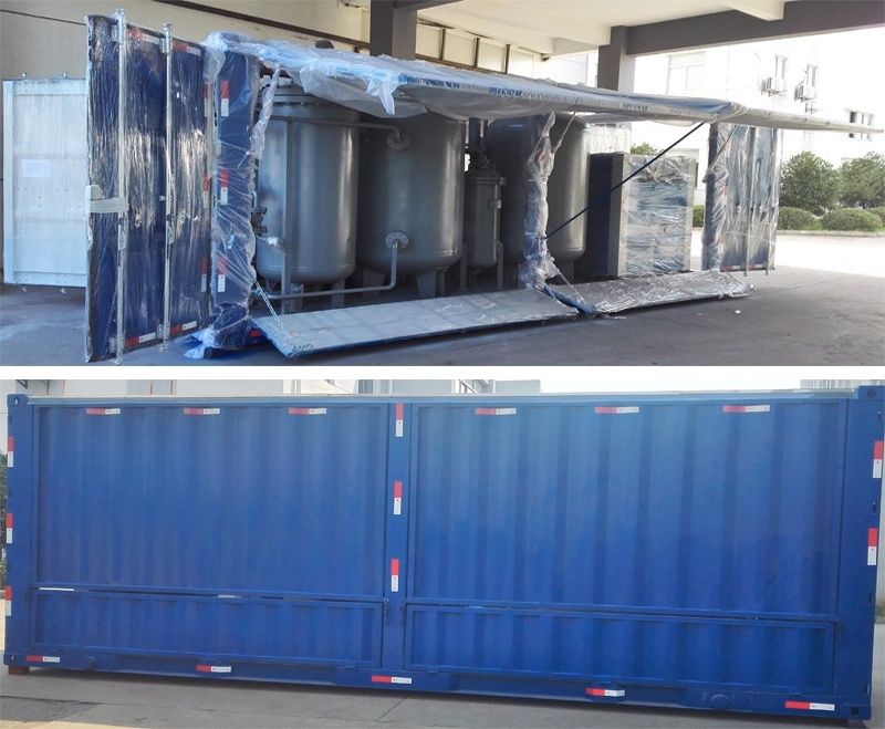 바다 기업과 유조선을 위한 콘테이너 유형 PSA 질소 발전기