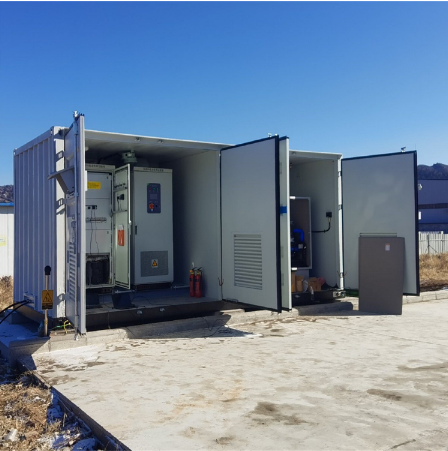500m3/H 1MW 컨테이너화 수소 발전기 연료전지 발전소용 물 전해질