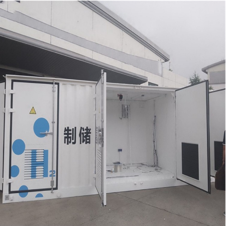 500m3/H 1MW 컨테이너화 수소 발전기 연료전지 발전소용 물 전해질